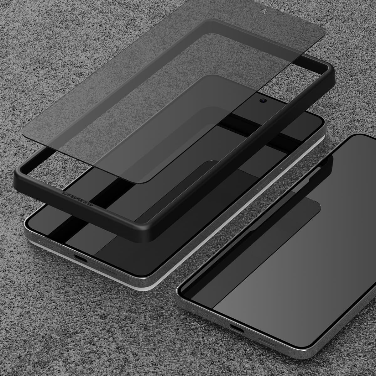 Samsung S25 Edge Araree Core Glass Screen Protector - Privacy Black Samsung S25 Edge Araree Core Glass Screen Protector - Privacy Black